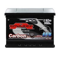 Автомобільний акумулятор SZNAJDER Carbon Start Stop EFB (L2) 62Аh 550А R+ 562 05
